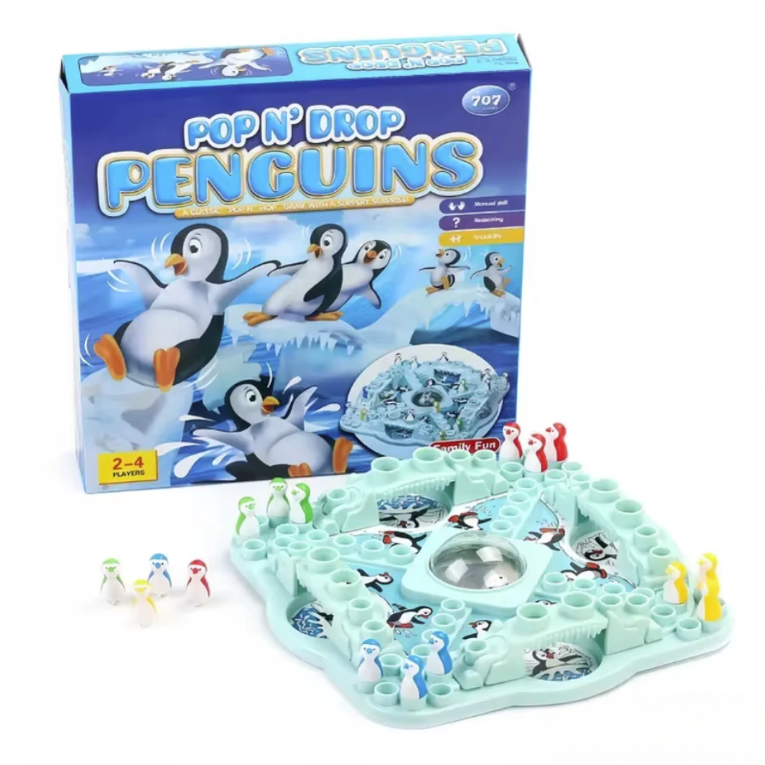 Juego de mesa para niño Pop N´s Drop Pingüinos (2 a 4 jugadores)